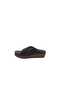 Safir 450 Women's Black Cross Stone Band with Filled Sole Slipper - 2