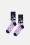 Multicolored Oyster D Patterned 3-Piece P Cotton U Gift Sock Set - 3