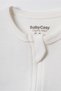 100% Organic Fabric, Zippered Short Baby Romper–Summer Newborn Romper–Unisex Organic Baby Clothing - 4