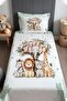 Dream Forest Gathering Patterned Bedspread and Pillowcase