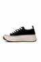Women's Black Canvas High Platform Sole Pack Sneakers Shoes - 4