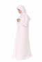 One Piece Star Patterned Long Sleeve Zipper Free Aster Free Cotton Pack Muslim Prayer Dress - 2