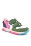 3880 Rakerplus Genuine Leather Green White Pink Kids Sneakers S Sports Shoes with Velcro - 2