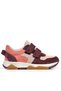 3880 Rakerplus Genuine Leather Claret Red Powder Kids Sneakers S Sports Shoes with Velcro