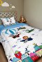 Aircraft Patterned Single Duvet and Pillowcase