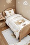 Floral Balloons Patterned Single Duvet and Pillowcase - 4