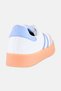 Women Brand Logo Lace Up Casual Shoes, White - 4