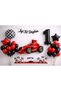 Race Car Themed Birthday Balloon Decoration Set for 1-9 Years Old Party Decoration Set with Happy Birthday Written - 3