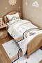 Happiness Themed Patterned Single Duvet and Pillowcase - 4
