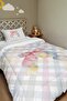 Pastel Bow Dream Patterned Single Duvet and Pillowcase