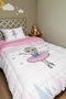 Ice Princess Ballet Patterned Single Duvet and Pillowcase