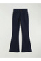 Lcw Jeans Navy Blue High Waist Mars Flare Women's Jean Trousers - 5
