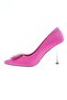 031-23Y Women's Silver Stone Heeled Shoes - 3