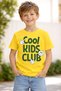 Cool Kids Club Printed Unisex Kids T-Shirt – Pack of Cotton Summer Crew Neck Kids T-Shirts