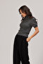 Short Sleeved Knitwear Sweater - 2