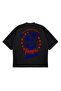 Unisex Oversized All Saint Poppies Printed Boxy Fit Thick Fabric (240Gsm) T-Shirt - 2