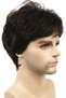 Men's Fluffy Fiber Wigs ,Mens Short Cut Heat-resistant Wig ,Natural Synthetic Full Wigs - 2