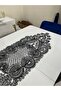 French Lace Luxury Tulle Guipure Chic Single Runner 50X140 cm - 4