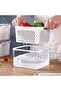 3-Pack Fridge Storage Containers with Lids & Strainer, BPA-Free| Veg/Fruit/Meat|850+1750+3300ml - 3