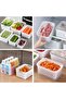 3-Pack Fridge Storage Containers with Lids & Strainer, BPA-Free| Veg/Fruit/Meat|850+1750+3300ml - 4