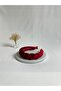 Red Braided Velvet Crown Hair Band - 3