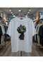 Attractive Kurbağ Printed 100% Cotton Oversized Loose Fit Regular Fit Crew Neck T-Shirt