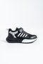 Cityart Kids Children's Black and White Graffiti Patterned Velcro School Casual Lightweight Sole Sports Shoes
