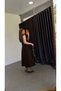 Kol Tie-Detail Midi Dress Bitter Brown - 4