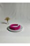 Pink Plush Curved Crown Hair Band - 3