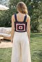 Women's Strappy Knitted Sweater - 3