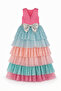 Short Front-Long Back Lace Detailed Evening Dress for Girls, Wedding, Graduation - 6