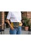 Unisex Waterproof Waist Bag - Tropical Print Yellow Shoulder Bag - Adjustable Strap Pcs - 2