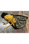 Unisex Waterproof Waist Bag - Tropical Print Yellow Shoulder Bag - Adjustable Strap Pcs - 4