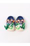 Bear-Dinosaur clogs cream-blue - 2