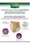 Absorbent Panties Pants Adult Diapers L - Large - Large Men's 24 Pieces (3Pk*8) - 3