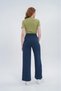 Oysho Fabric Maternity Pants Palazzo P Cotton U E Stretchy Adjustable Size Belly Supporting Straight Loose Fit Trend - 7