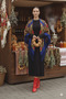 - Pavlovo Posad Style Shawl – Sapphire Bloom - 4