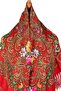 - Red Russian Floral Shawl - 5