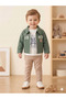 Boy's College Themed 3-Piece Combination Set Green