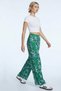 Comfortable Fit High Waist Wide-Leg Viscose Mix Women's Trousers - 6