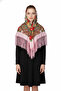- Blush Folk Shawl – Floral Pattern
