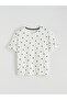 Crew Neck Polka Dot Women's Pajama Top - 5