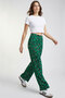 Comfortable Fit High Waist Wide-Leg Viscose Mix Women's Trousers - 3