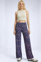 Comfortable Fit High Waist Wide-Leg Viscose Mix Women's Trousers - 4