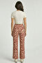 Comfortable Fit High Waist Wide-Leg Viscose Mix Women's Trousers - 5