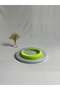 Pistachio Green Slim Curved Jersey Crown Headband - 2