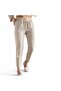 Women's Double Fabric Trousers Pocketed Elastic Waist Straight Leg