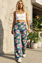 Comfortable Fit High Waist Wide-Leg Viscose Mix Women's Trousers - 6