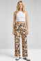 Comfortable Fit High Waist Wide-Leg Viscose Mix Women's Trousers