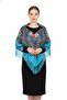 - Slavic Rose Shawl – Turquoise Edition
